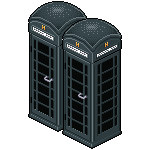 Storm Teal Phone Box